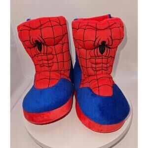 Marvel Boy's Spiderman Slipper Booties - S (7-8) Toddler - Used